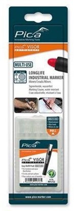 Picture of Pica VISOR permanent replacement refills white / SB