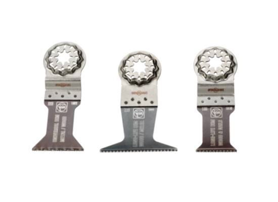 Изображение Piederumu komplekts Fein Wood & Metal E-Cut Combo; 3 gab.