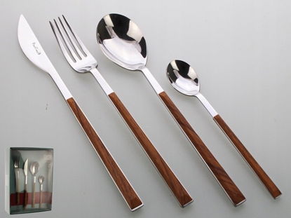 Picture of Pintinox PINTINOX Cutlery set 24 pieces Sushi Queen Mahogany PINTINOX®