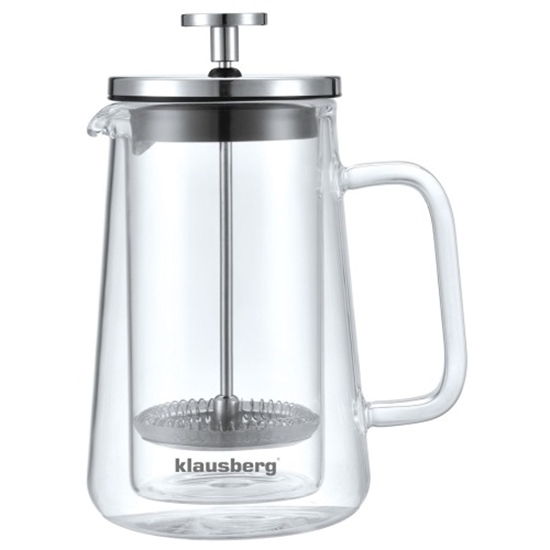 Изображение Piston coffee/tea brewer, glass, 0.35L Klausberg KB 7684