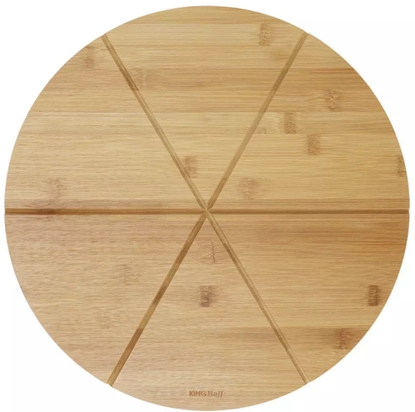 Изображение Pizza cutting board, bamboo, Ø35cm KINGHoff KH 1565