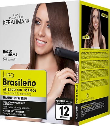 Picture of Placenta Life Keratimask Brazilian Straightening Kit 240 ml