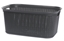 Picture of Plastic Basket with Knit Design, 27 L, 22764 G, Graphite, 50.5 x 33.5 x 23.5, ALSEA