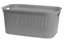 Изображение Plastic Basket with Knit Design, 27 L, 22764 GY, Light Grey, 50.5 x 33.5 x 23.5, ALSEA