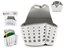 Picture of Plastic basket, wall-mounted, white, 11.5×15×8 cm, 55014, Kinvara