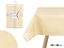 Изображение Polyester tablecloth 140×180 cm, beige, 95070, Kinvara