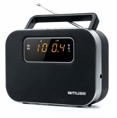 Picture of Portable PLL Radio (FM/MW) with Clock radio function, Amber LED display, MUSE, M 081 R