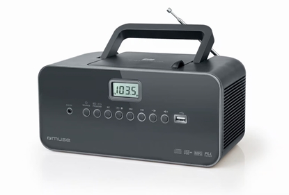 Picture of Portable radio + CD/MP3 player with USB, MUSE, M 28 DG