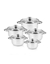 Picture of Pot set Rosberg R51210O10, 18/20/22/24/26 cm., Stainless steel