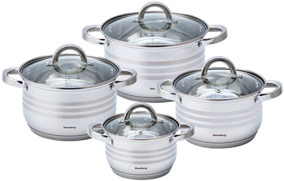 Изображение Pot set, Ø16/18/20/24cm, Klausberg, steel, KB 7694