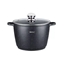 Picture of Pot with marble coating, Ø24x16.5 cm,  6.2l black Kinghoff, KH 1598