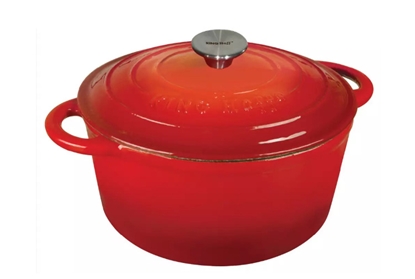 Picture of Pot, cast-iron, red, Ø21cm 2,4l KingHoff KH 1614