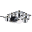 Picture of Pots, 12 piece set, steel, Ø16/16/18/20/24/24cm Kinghoff.