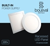 Изображение Premium LED gaismas panelis.  Kvadrātformas 12W 4000K 168x168x29 ar iebūvētu barošanas bloku