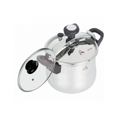 Picture of Pressure Cooker Rosberg R51311A7, 7 L, 2 Lids, Induction, Triple Layer Bottom, Inox