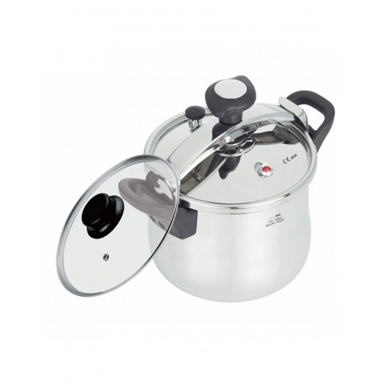 Изображение Pressure Cooker Rosberg R51311A7, 7 L, 2 Lids, Induction, Triple Layer Bottom, Inox