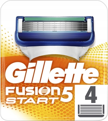 Изображение Procter GILLETTE Fusion5 Start Ostrza wkady wymienne do maszynki do golenia dla mczyzn 1 op. - 4 szt.