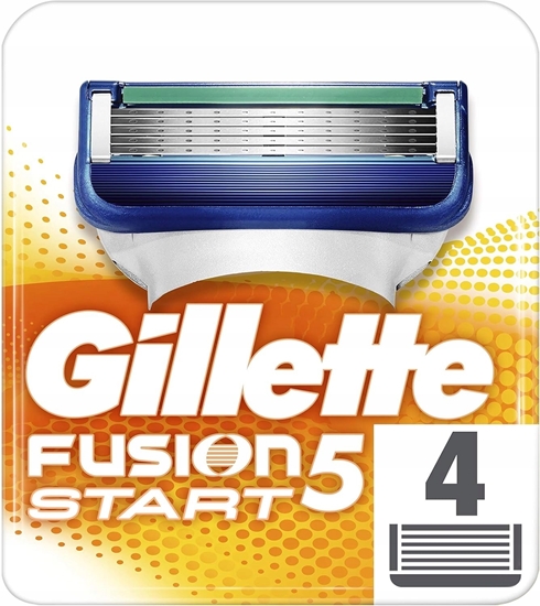 Picture of Procter GILLETTE Fusion5 Start Ostrza wkady wymienne do maszynki do golenia dla mczyzn 1 op. - 4 szt.