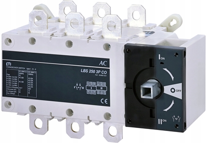 Attēls no Przecznik I-0-II monta na pycie 250A/690V AC LBS 250 3P CO 004661551