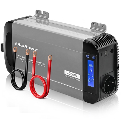 Attēls no Przetwornica napięcia Pure Sine Wave | 12V na 230V |  1000/2000W 