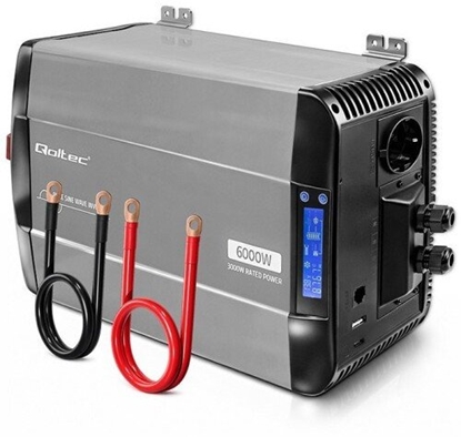 Attēls no Przetwornica napięcia Pure Sine Wave | 12V na 230V | 3000/6000W 