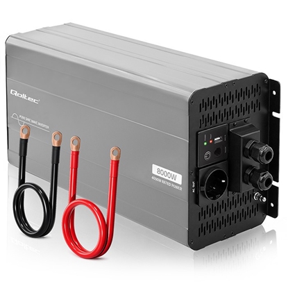 Attēls no Przetwornica napięcia Pure Sine Wave | 12V na 230V | 4000/8000W 