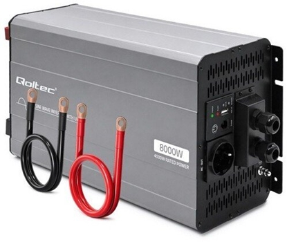 Attēls no Przetwornica napięcia Pure Sine Wave | 12V na 230V | 4000/8000W |UPS BYPASS 