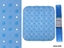 Picture of PVC Bathroom Mat, Blue, 44.00 x 45.00 x 0.50, BATH&GO