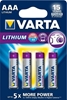 Picture of R03/AAA baterijas Varta litija L92/6103 iepakojumā 4 gb.