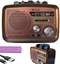 Picture of Radio FM pokojowe kuchenne przenone na baterie Bluetooth USB SD Radio FM pokojowe kuchenne przenone na baterie Bluetooth USB SD