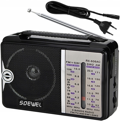 Picture of Radio Retoo Radio sieciowo-bateryjne AM E659