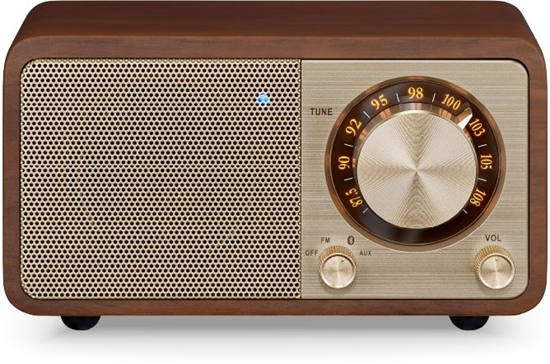 Picture of Radio Sangean Radio FM / Bluetooth / AUX Wooden Cabinet / Vintage Walnut / WR-7 PLUS