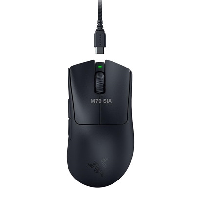 Picture of Razer DeathAdder V3 Pro Gaming Mouse  Optical  30000 DPI  Black (Atv. iepak)