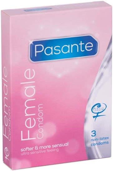 Picture of RDE Group LLP PASANTE_Internal Condom nielateksowe prezerwatywy dla kobiet 3 sztuki