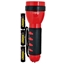 Picture of Red flashlight with 9 LEDs, length 19 cm, 4003558, Heitech