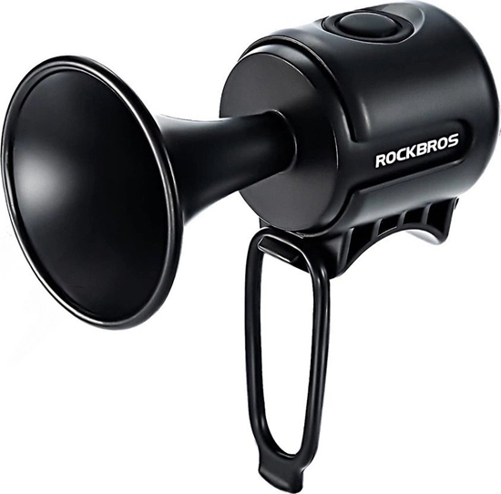 Picture of RockBros Dzwonek rowerowy Rockbros 34210002001 elektroniczny - czarny