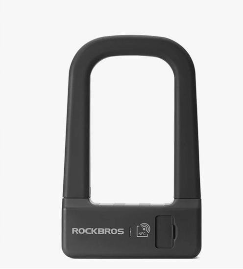 Изображение RockBros Zapicie rowerowe Rockbros RBNS1 SMART z czytnikiem NFC - czarne
