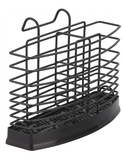 Изображение Rosberg 55R53003DB cutlery holder, 20.7×9.5×15.2 cm, Black