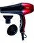 Picture of Rosberg 5R51100SDR hair dryer with diffuser, 2000W, 3 temperature settings, 2 speeds, Black/Red