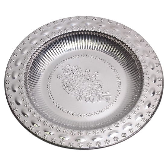 Picture of Round stainless steel tray, 30 cm 4369, Kamille