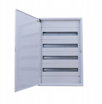 Изображение Sabaj Rozdzielnica natynkowa metalowa 96 moduowa 4x24 544x836x130 RAL9003 IP30 MN96/4/24