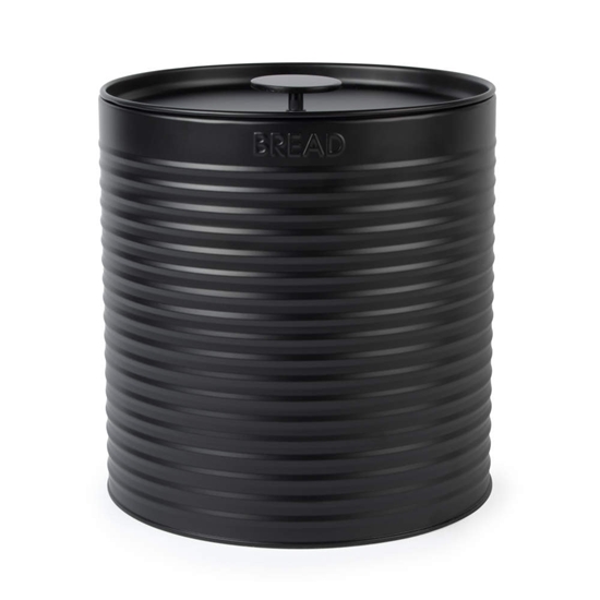 Picture of Russell Hobbs RH03269EU7 Ribbed Bread Bin, Black
