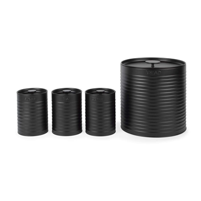 Picture of Russell Hobbs RH03270 Liniera 4-Piece Countertop Set, Black