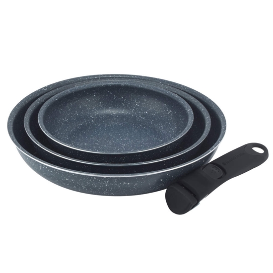 Picture of Russell Hobbs RH03293EU7 Nightfall Stone 4-Piece Smart Clip Fry Pan Set