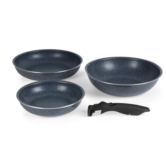 Picture of Russell Hobbs RH03296 Nightfall Stone 4-Piece Smart Clip Fry Set