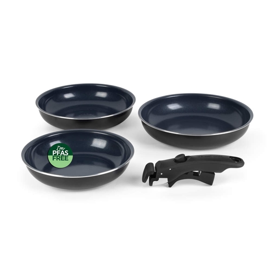 Picture of Russell Hobbs RH03314 Marine Smart Clip 4 Piece Fry Pan Set