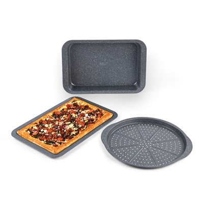 Picture of Russell Hobbs RH03756 Metallic Marble 3 Piece Backware Set