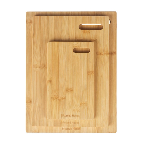 Picture of Russell Hobbs RH04065 Element Bamboo 3 Piece Chopping Board Set