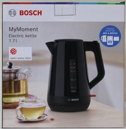 Изображение SALE OUT. | Bosch | Kettle | TWK1M123 | Electric | 2400 W | 1.7 L | Plastic | 360° rotational base | Black | DAMAGED PACKAGING