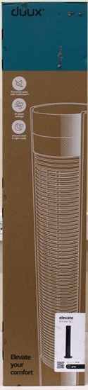 Picture of SALE OUT. | Duux Fan | Elevate | Tower Fan | 40 W | Diameter 29 cm | Number of speeds 12 | Oscillation | Gray | DAMAGED PACKAGING